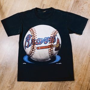 🖤 90s nutmeg baseball Atlanta vintage t shirt